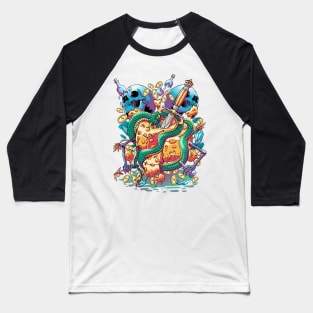 snake cheese Baseball T-Shirt